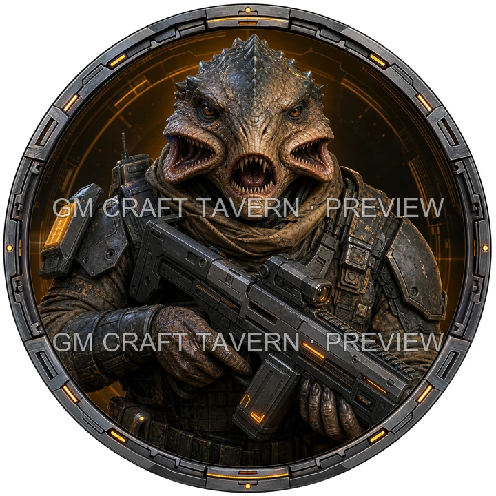 Armored Alien Riflemen product preview 27