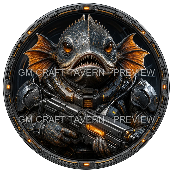 Armored Alien Riflemen product preview 33