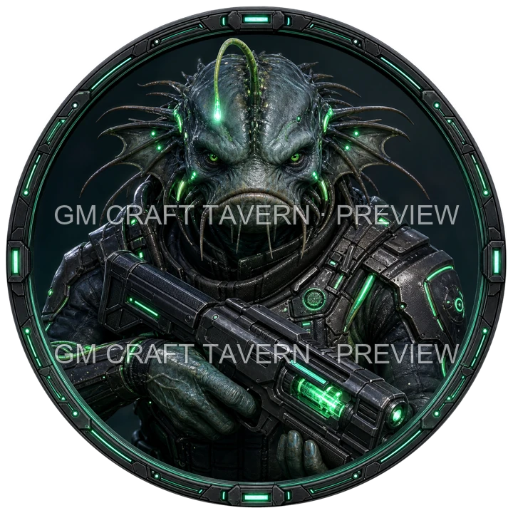 Armored Alien Riflemen product preview 53
