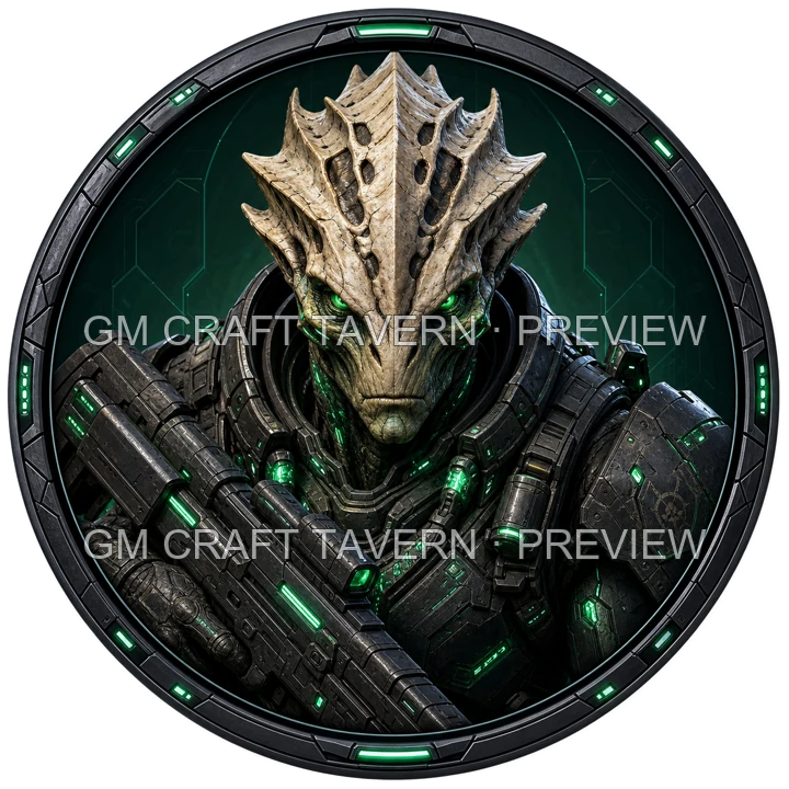 Armored Alien Riflemen product preview 57