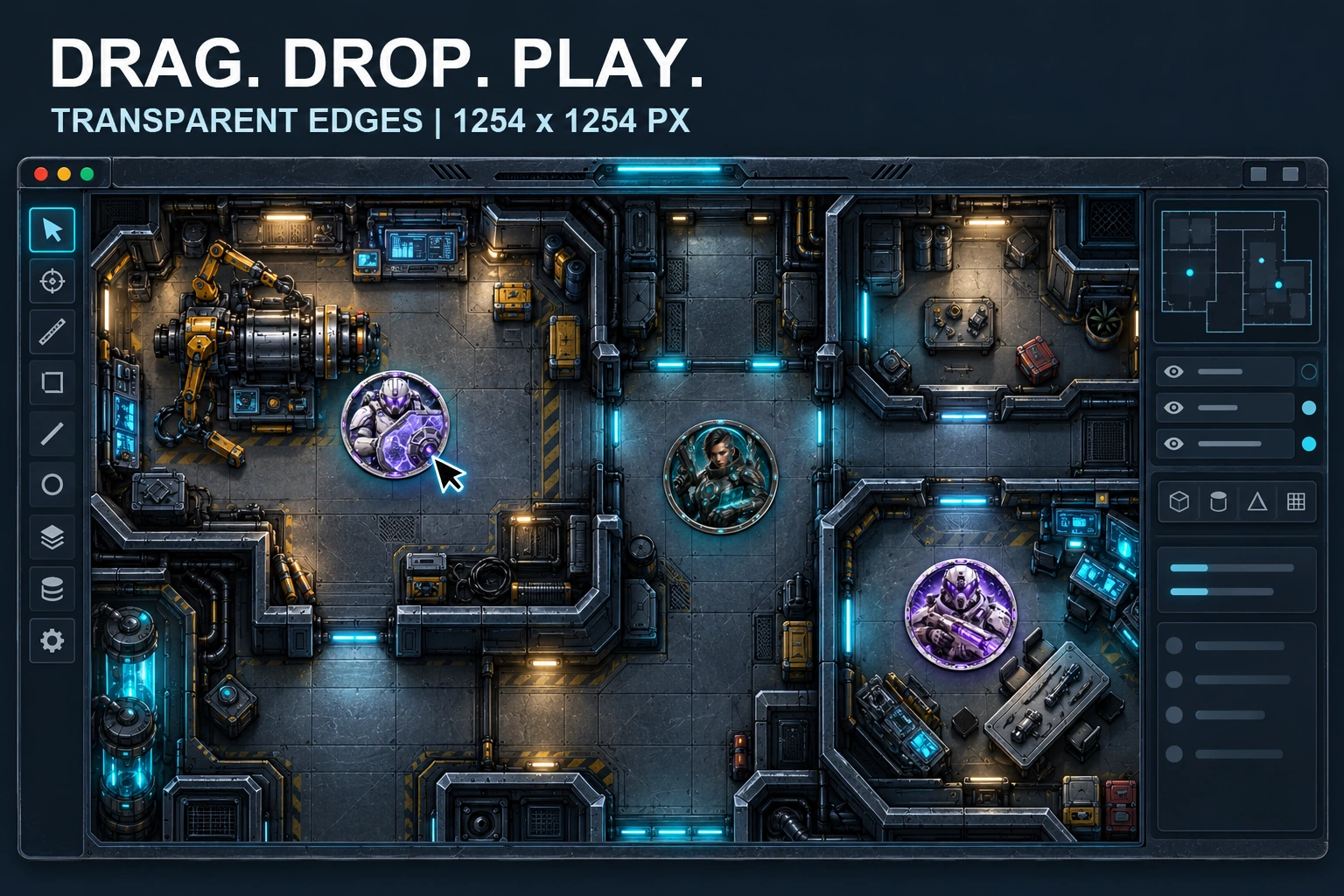 Neon Armored Strike Troops product preview 1