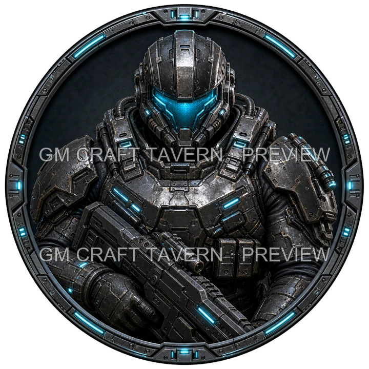 Neon Armored Strike Troops product preview 5