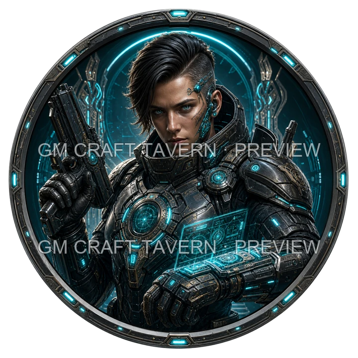 Neon Armored Strike Troops product preview 8