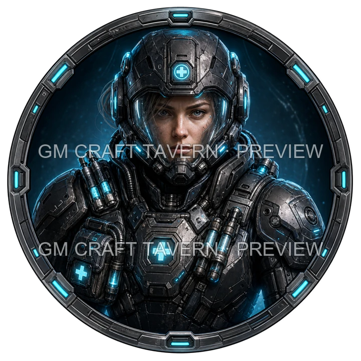 Neon Armored Strike Troops product preview 9