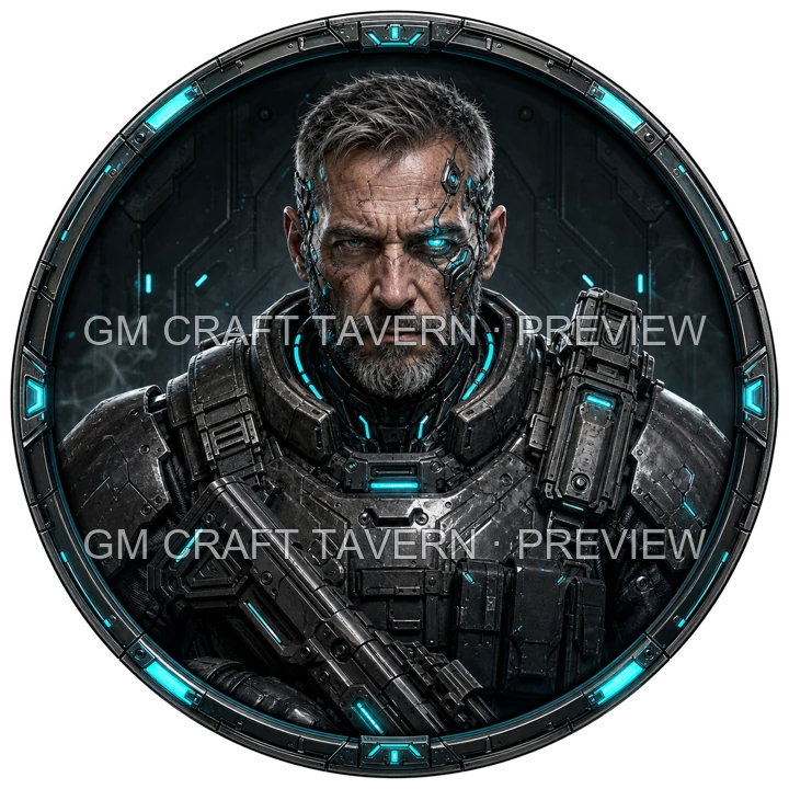 Neon Armored Strike Troops product preview 10