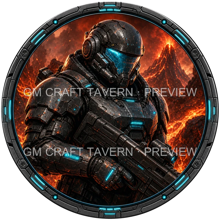 Neon Armored Strike Troops product preview 14