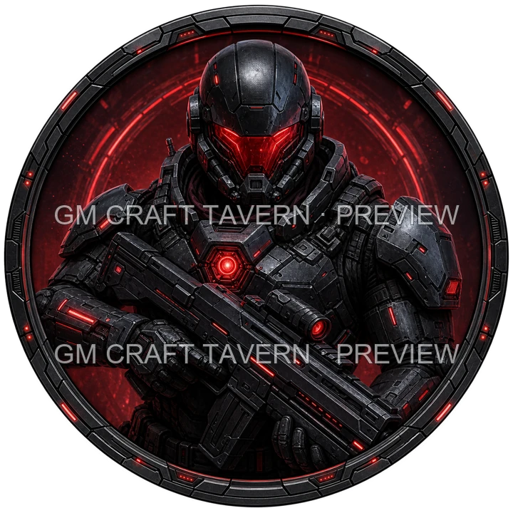 Neon Armored Strike Troops product preview 21