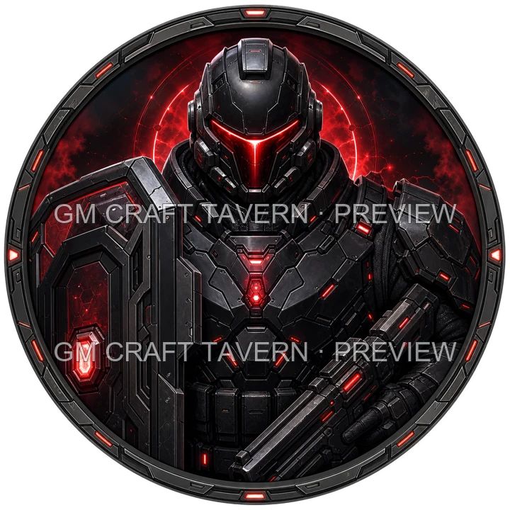 Neon Armored Strike Troops product preview 22
