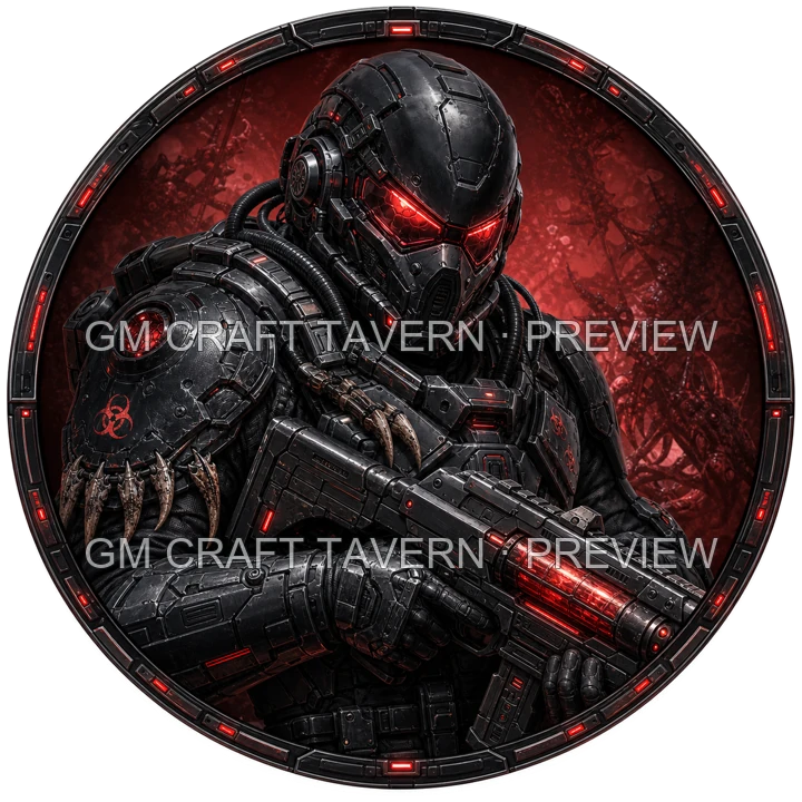 Neon Armored Strike Troops product preview 26