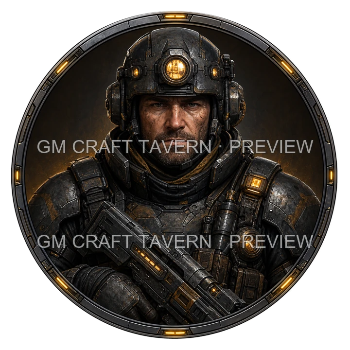 Neon Armored Strike Troops product preview 27