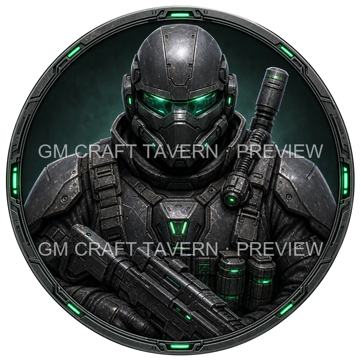 Neon Armored Strike Troops product preview 49