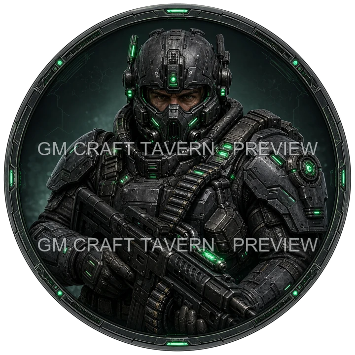 Neon Armored Strike Troops product preview 56