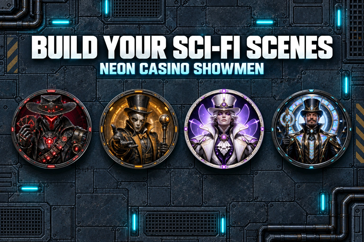 Neon Casino Showmen product preview 2