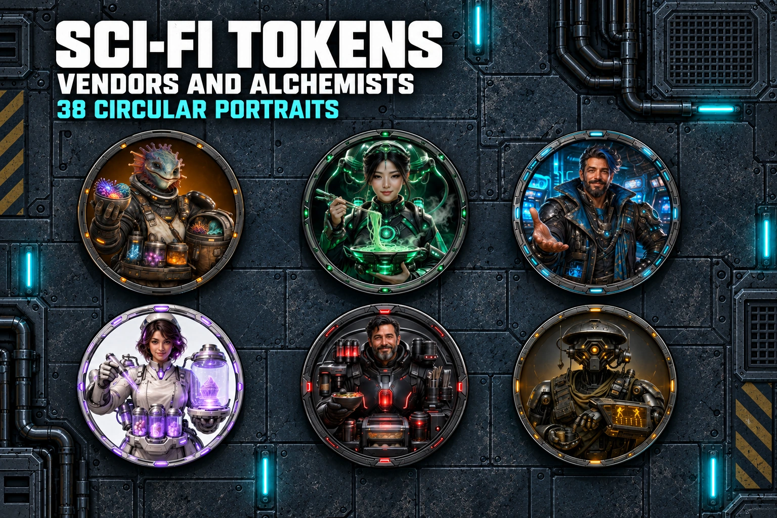 Interstellar Vendors and Alchemists product preview