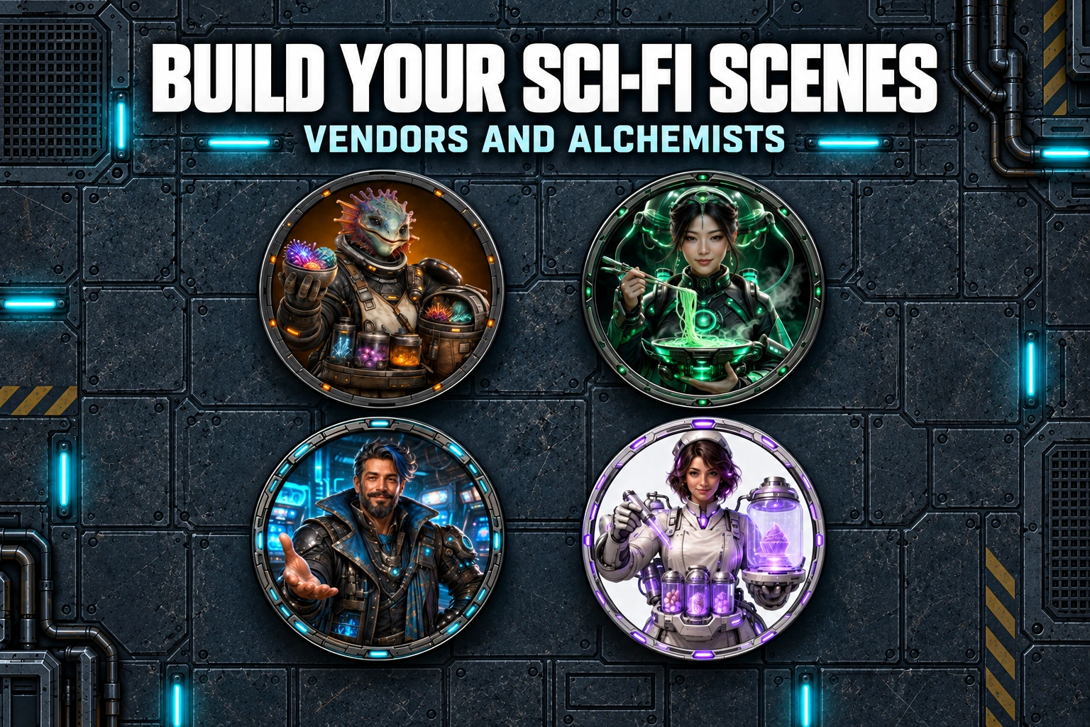Interstellar Vendors and Alchemists product preview 2