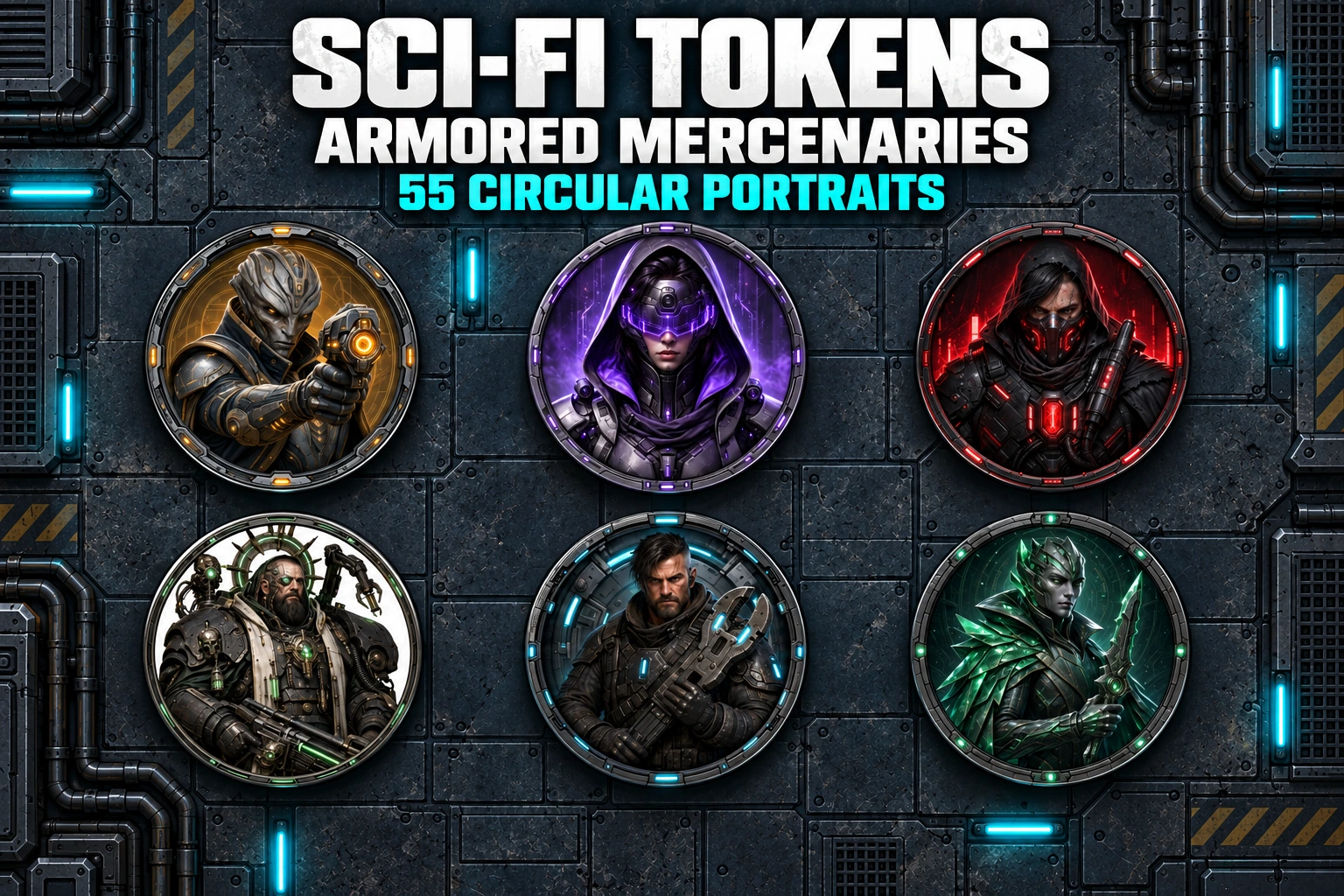 Armored Mercenary Operatives product preview