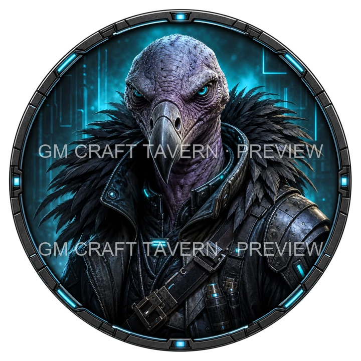 Aperçu du produit Portraits d’extraterrestres monstrueux en armure 6