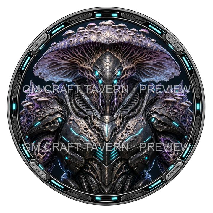 Aperçu du produit Portraits d’extraterrestres monstrueux en armure 8
