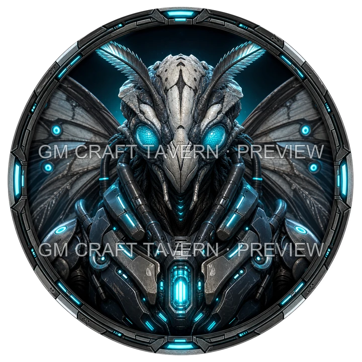 Aperçu du produit Portraits d’extraterrestres monstrueux en armure 12