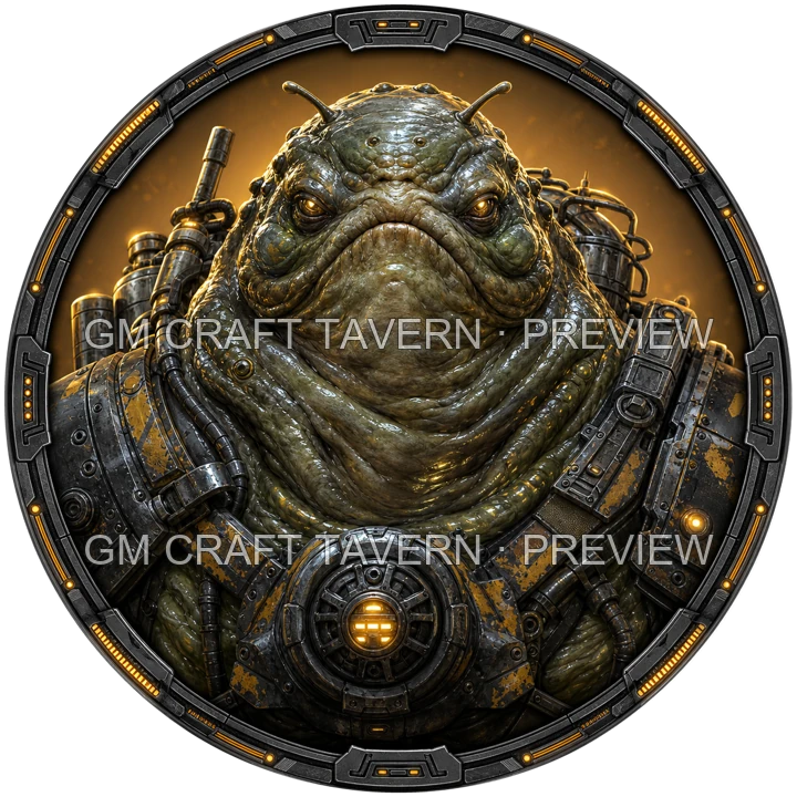 Aperçu du produit Portraits d’extraterrestres monstrueux en armure 28