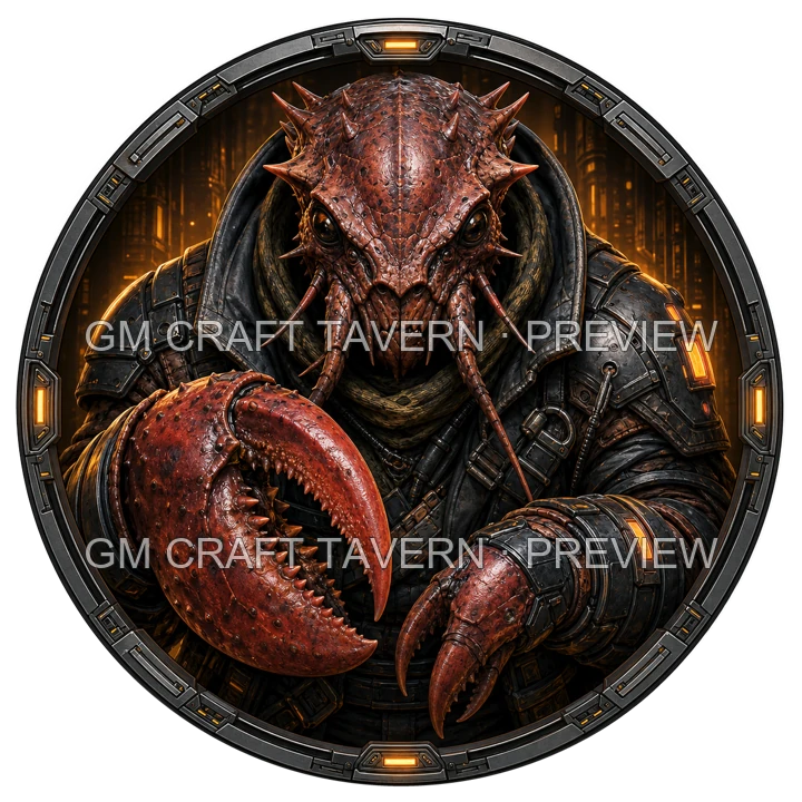 Aperçu du produit Portraits d’extraterrestres monstrueux en armure 29