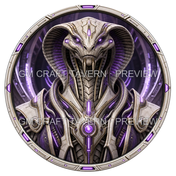 Aperçu du produit Portraits d’extraterrestres monstrueux en armure 46