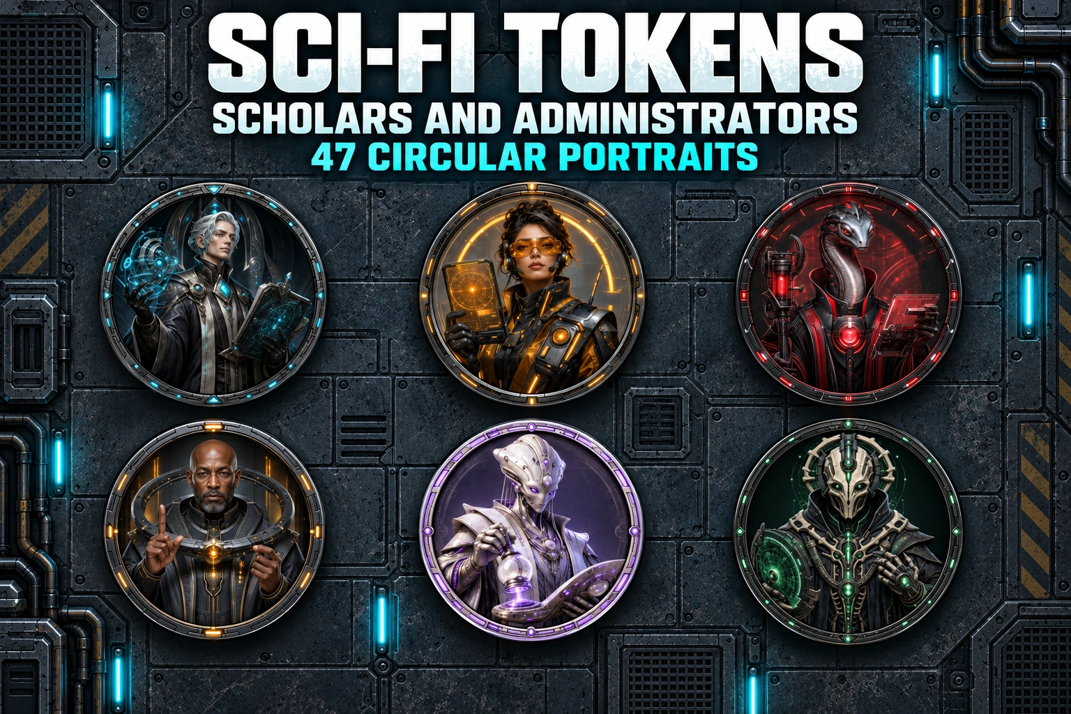 Futuristic Scholars and Administrators product preview