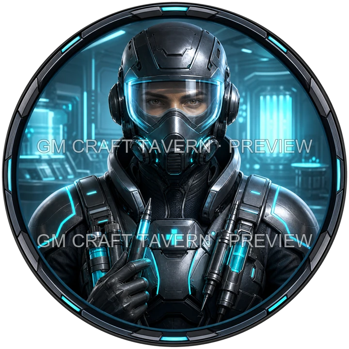 Aperçu du produit Personnel de laboratoire médical cybernétique 3