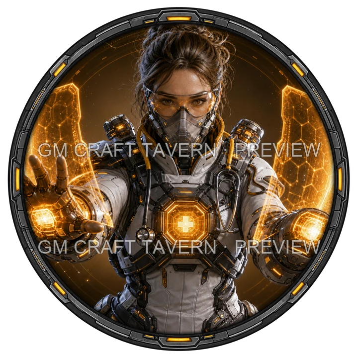 Aperçu du produit Personnel de laboratoire médical cybernétique 24