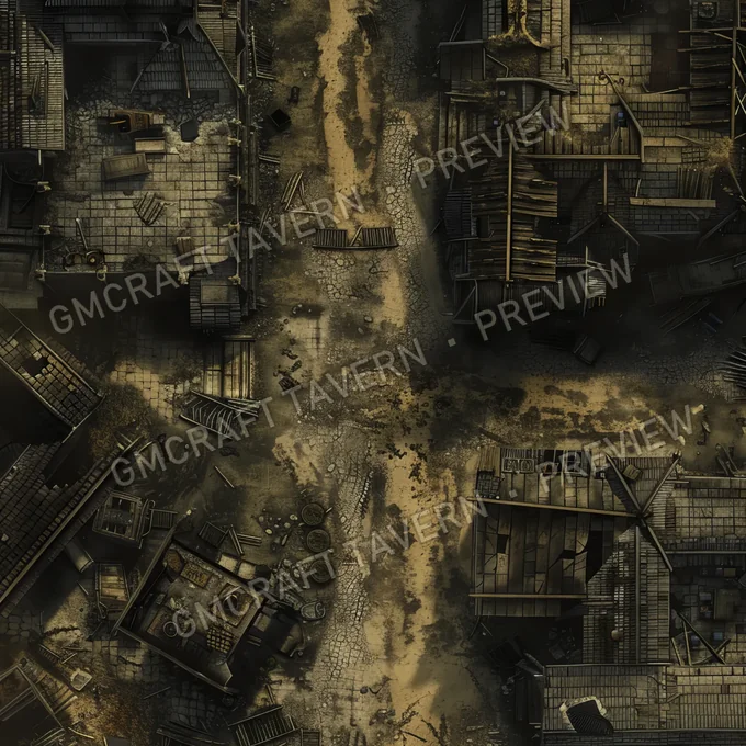 Aperçu de la battlemap Radioactive Dumpsi