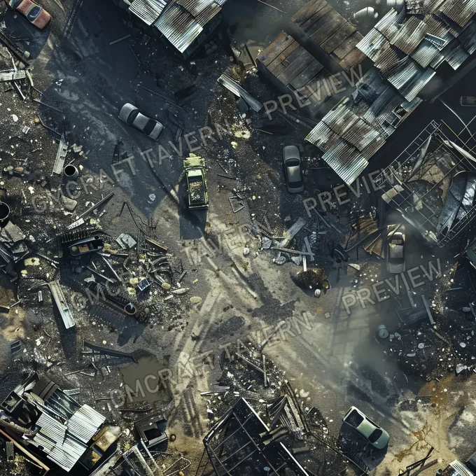 Aperçu de la battlemap Toxic Dumpsite A Vast Landfill O