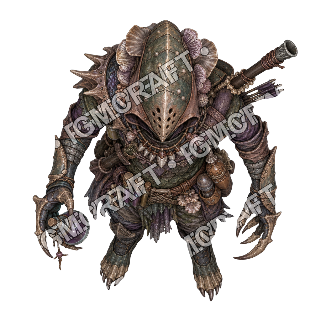Carapace Boat Venom Mixer top-down token preview