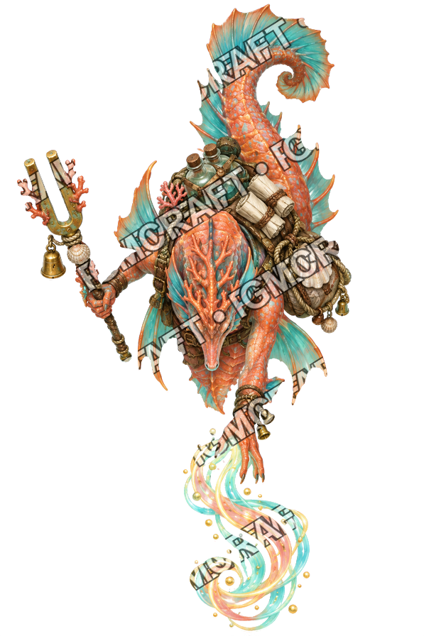 Pirate Ocean 0861 Healer Harmony Topdown Token top-down token preview