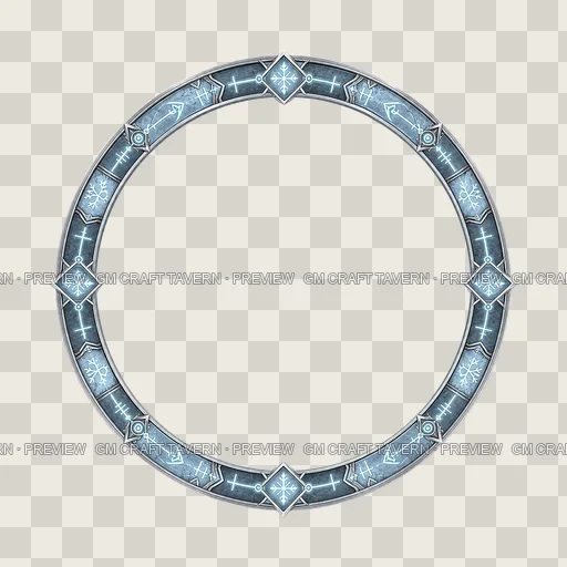 Border 100 top-down token preview