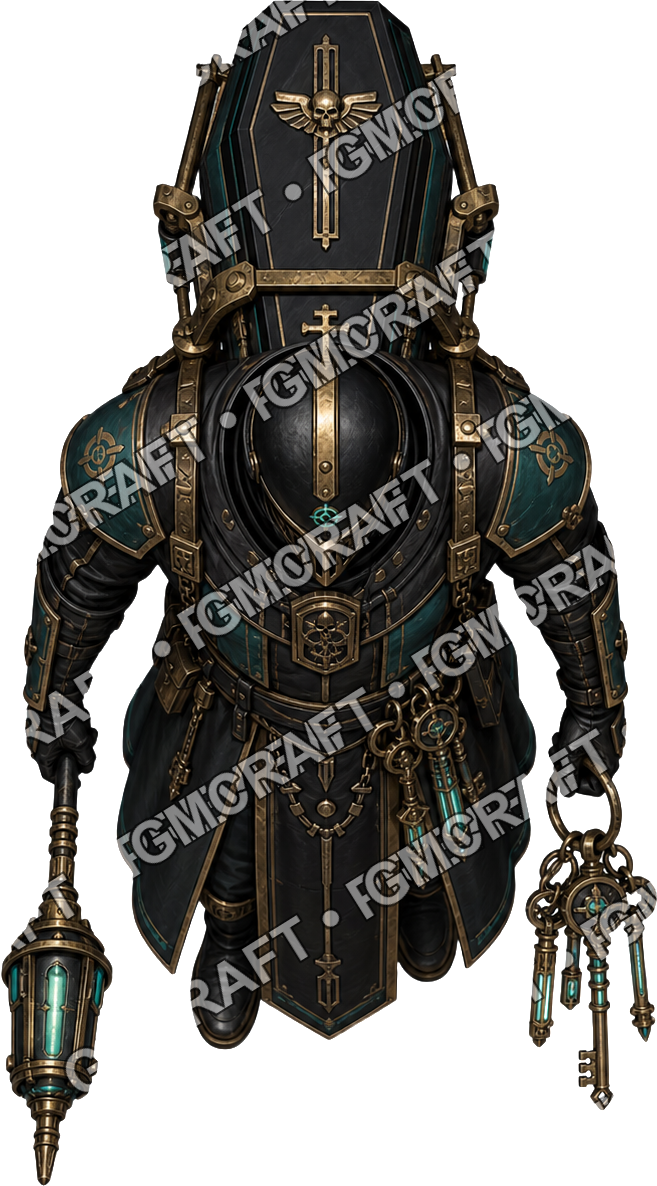 Aperçu du token Casket Orbit Warden vu du dessus