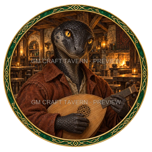 Aperçu du produit Serpentfolk Character Tokens 6
