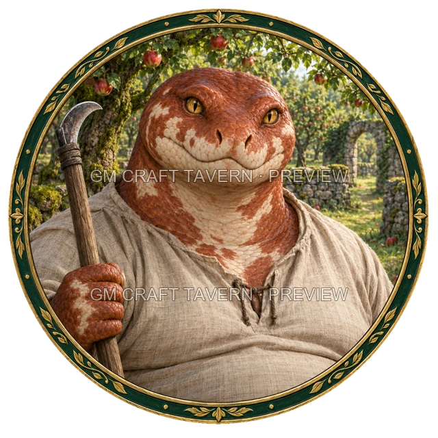Aperçu du token vu du dessus de Besha Reedvale - Druide