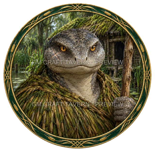 Aperçu du produit Serpentfolk Character Tokens 5