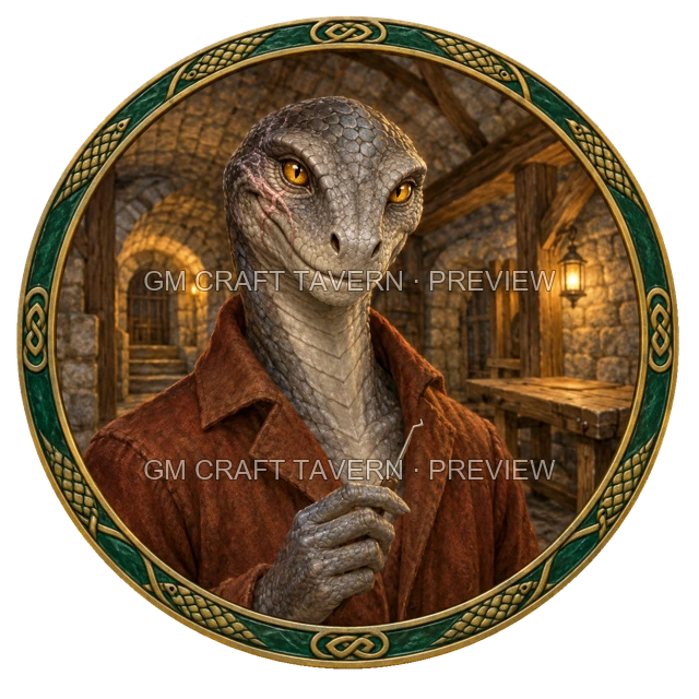 Aperçu du token vu du dessus de Varka Duskford - Roublard
