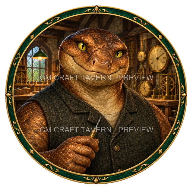 Aperçu du token vu du dessus de Varka Birchhaven - Artificier