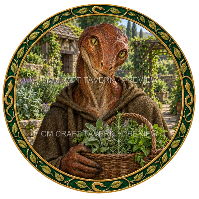 Morga Deepgrove - aperçu de token de guérisseur vu du dessus