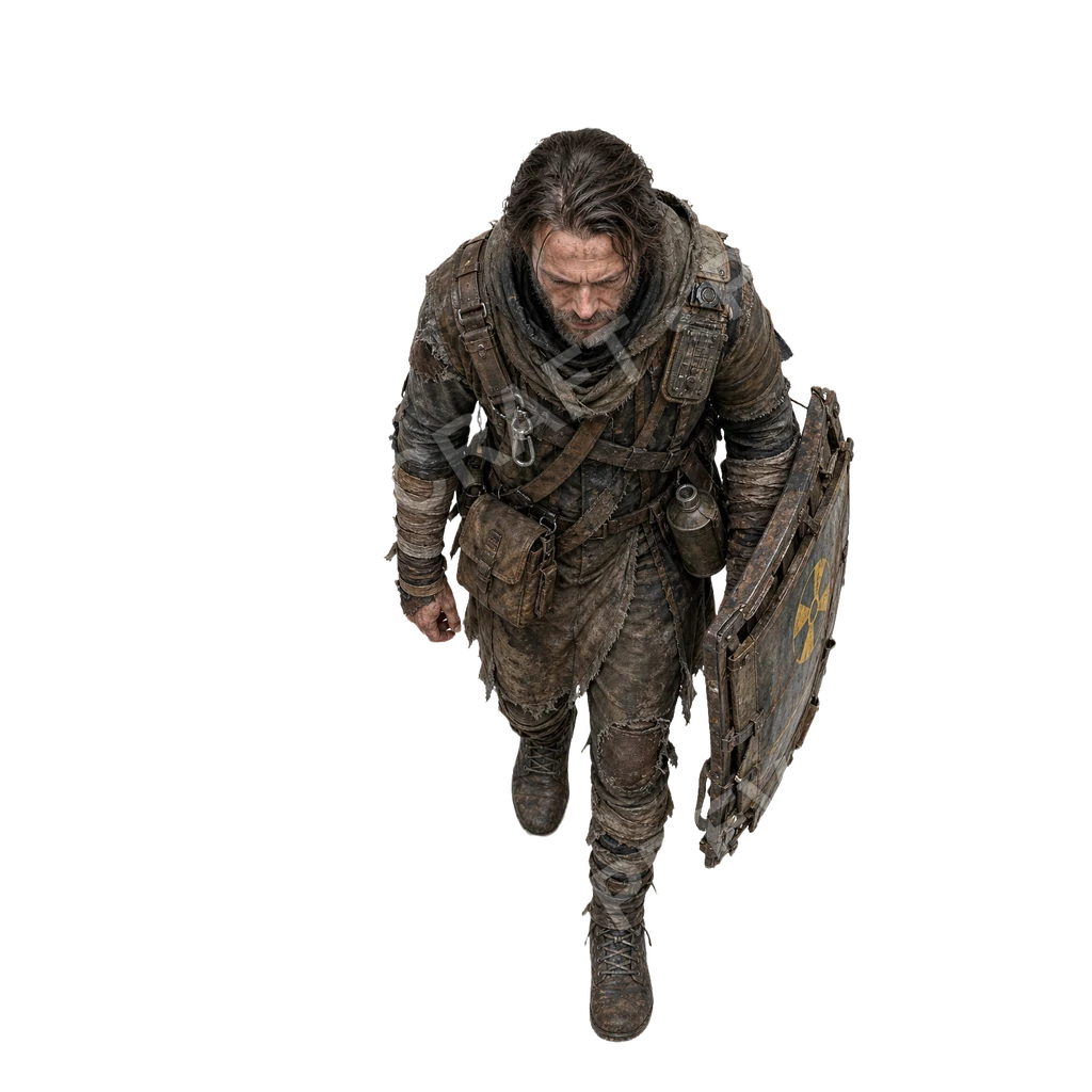 Settlement Militia 03 top-down token preview
