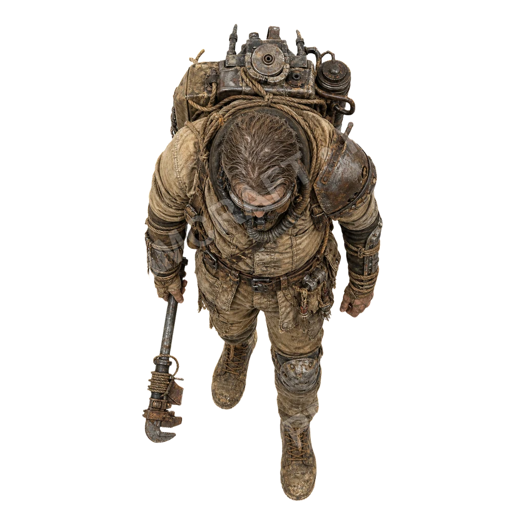 Settlement Militia 19 top-down token preview