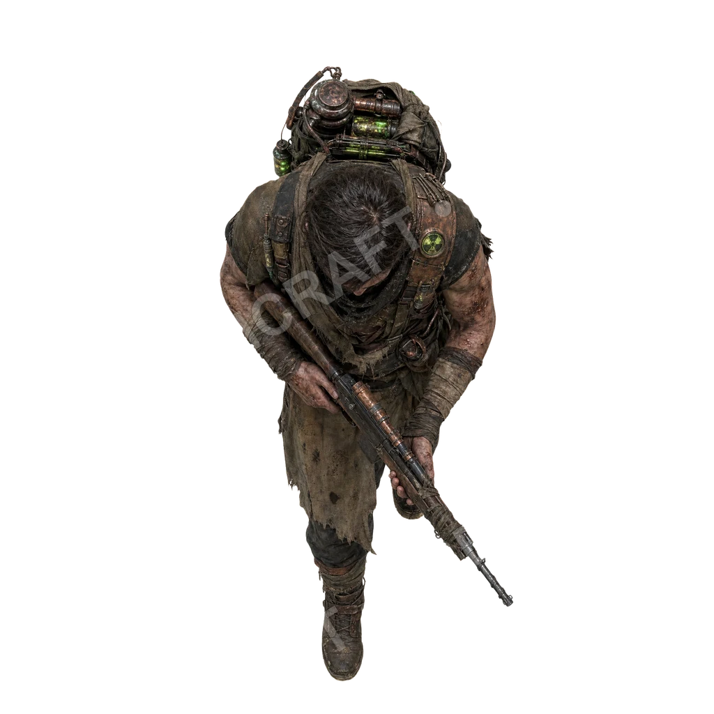 Settlement Militia 36 top-down token preview