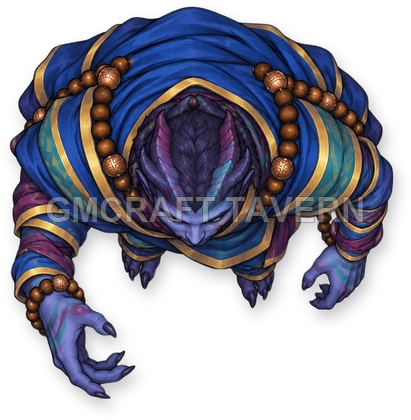 Shadowspawn - Monk - quiet monastery tutor top-down token preview