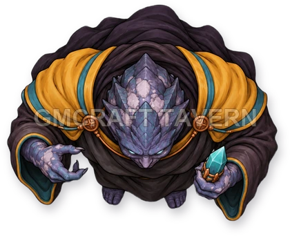 Shadowspawn - Sorcerer - stone-blood mystic top-down token preview