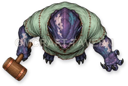 Shadowspawn - Craftsperson - carpenter top-down token preview