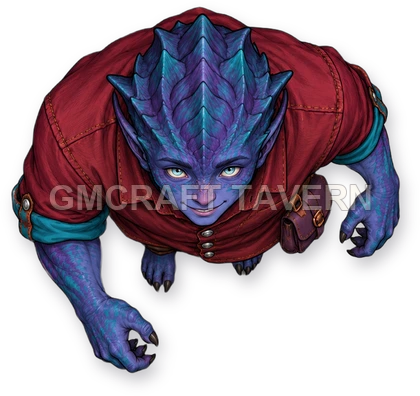 Shadowspawn - Villager - teenage apprentice top-down token preview
