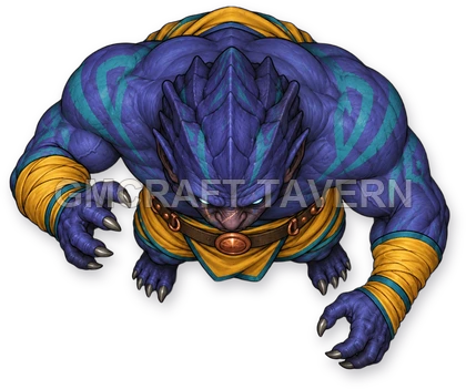 Shadowspawn - Fighter - arena wrestler top-down token preview