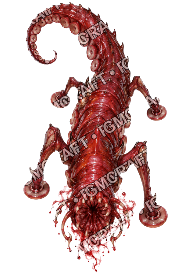 Pirate Ocean 0383 Ancora Worm Parasite Lens Topdown Token top-down token preview